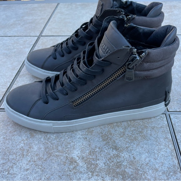 Crime London HIGH TOP DOUBLE ZIP sneakers